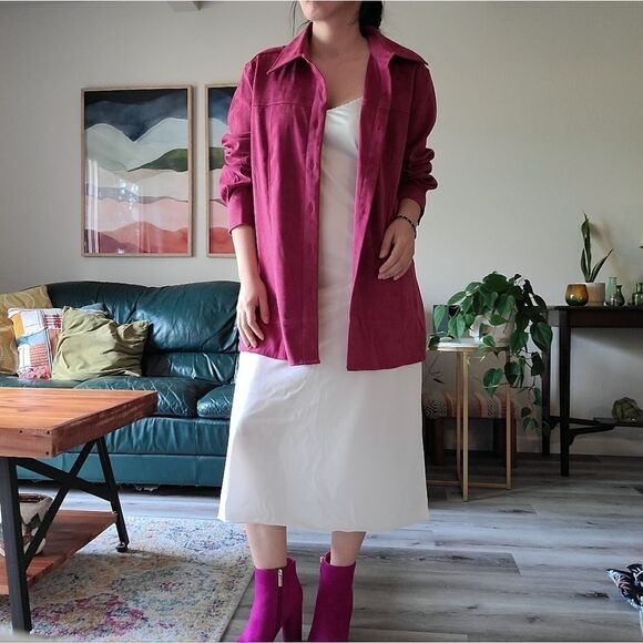 DENIM & Co suede blouse - Picture 10 of 14